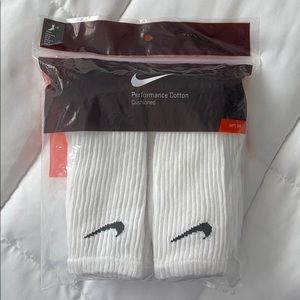Nike white socks